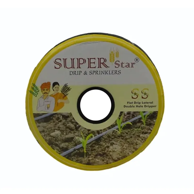 Super Star 16 mm, 3000 feet Drip Pipe with 0.5 mm Wall Thickness and 40 cm Hole Spacing | 4 LPH Discharge Rate