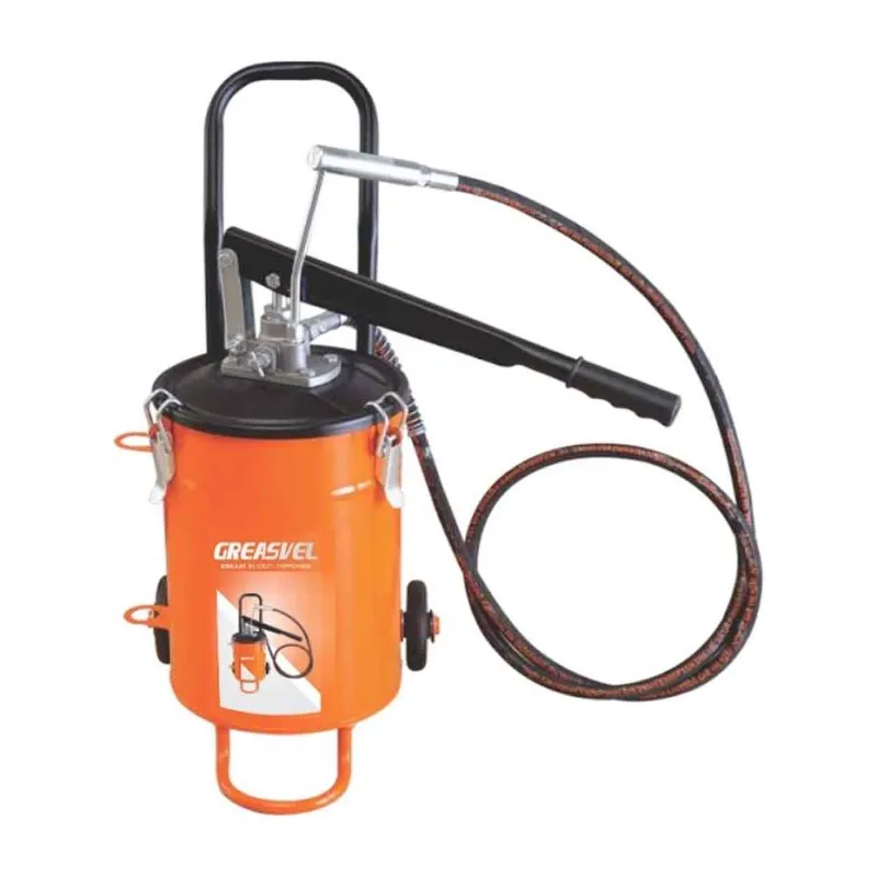 Greasvel 10kg Grease Bucket Dispenser with Wheel (GV 10)