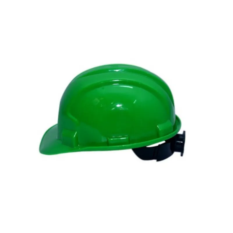 Heavy Duty Adjustable Safety Helmet for Multipurpose Industrial Uses, Without Ratchet, Color  Green