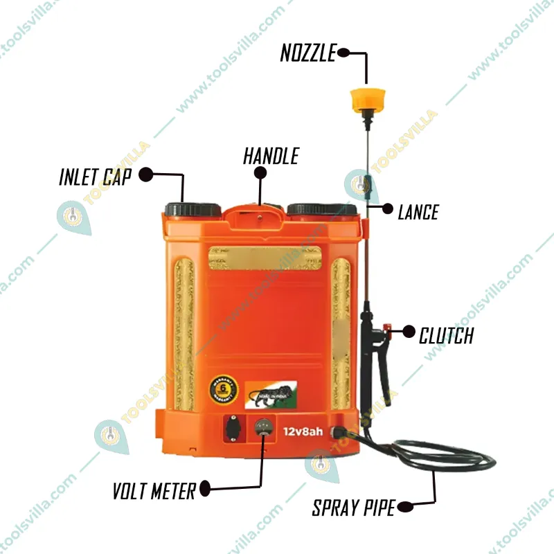 Greenleaf 16 liter Battery Sprayer With 12 V 8 Ah Battery