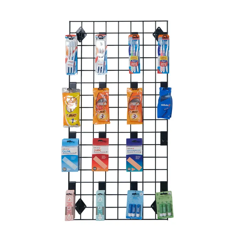 ALIJA 48 x 24 Inch Grid Wall Mesh With 10 Pieces Hook For Multipurpose Use(Size-4 Inch Hook)