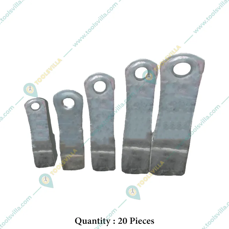 Grinding Beads/Impact Beaters For 2 HP Sugar/Salt Grinding Machine (20 Pieces)