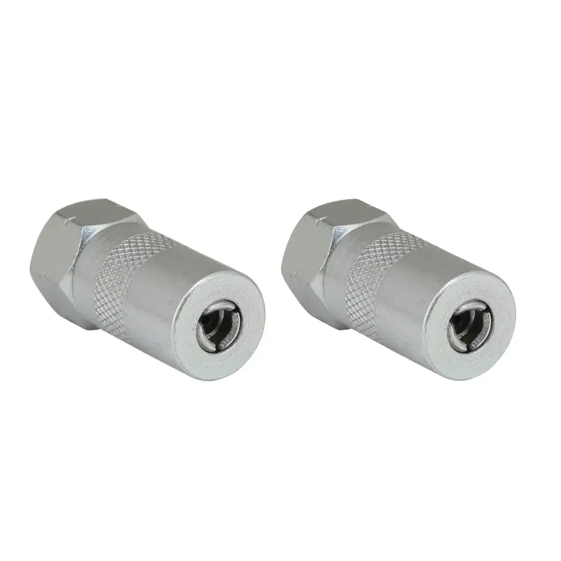 Groz 2 Pcs 3 Jaw Grease Gun Coupler With Ball Check (HC/12/3/B)