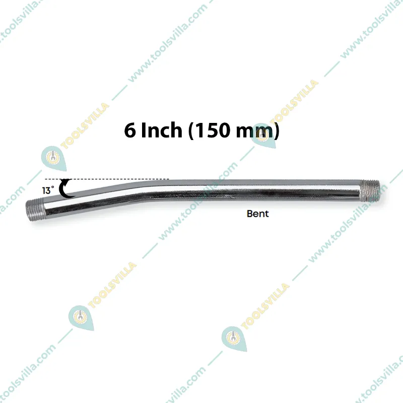 Groz 2 Pcs 6 Inch/150mm Steel Extension for Grease Gun (GBP/6/B)