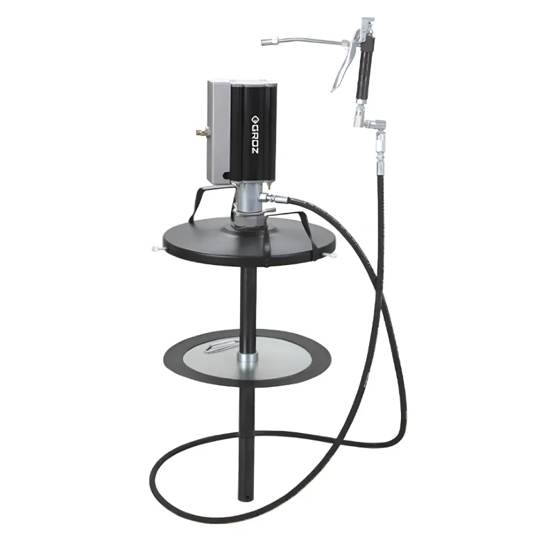 Groz 50:1 High Volume Air Operated Grease Ratio Pump for 20-30 Kg Grease Drums (GPH/1/ST/BSP)