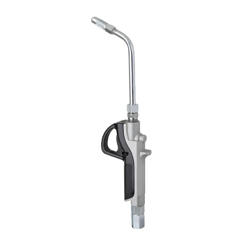 Groz Aluminium Die Cast Oil Control Gun With Steel Extension and Automatic Non-Drip Nozzle (OGN/SA/1-2R/B)