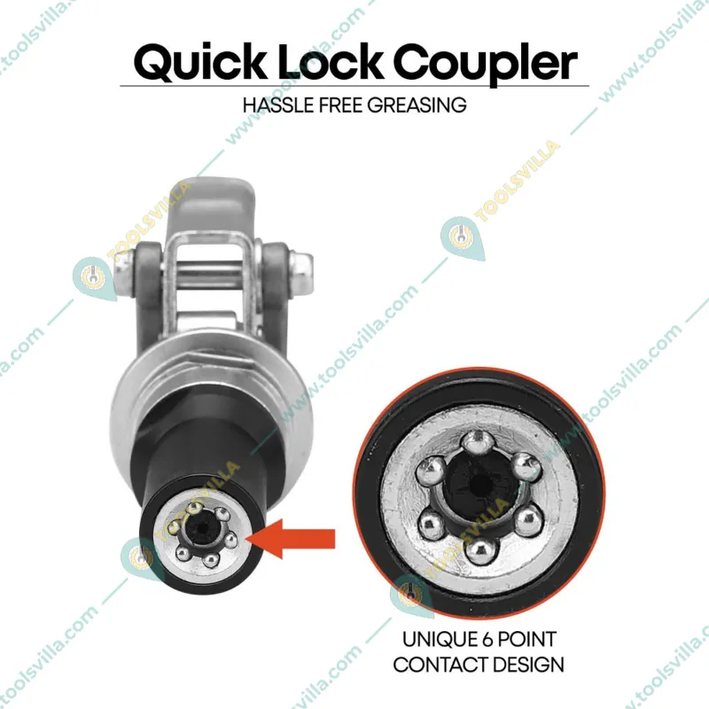 Groz Quick Lock Grease Coupler (HC/21/BSP)