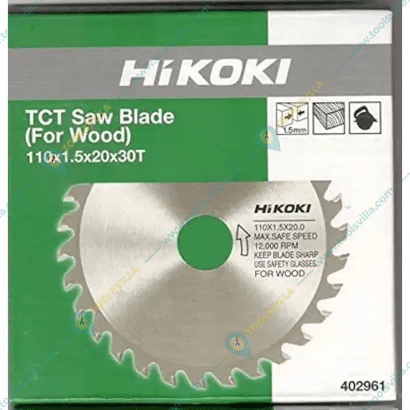 HIKOKI 4 inch (110 mm) 30T TCT Saw Blade (402961) - Pack of 2