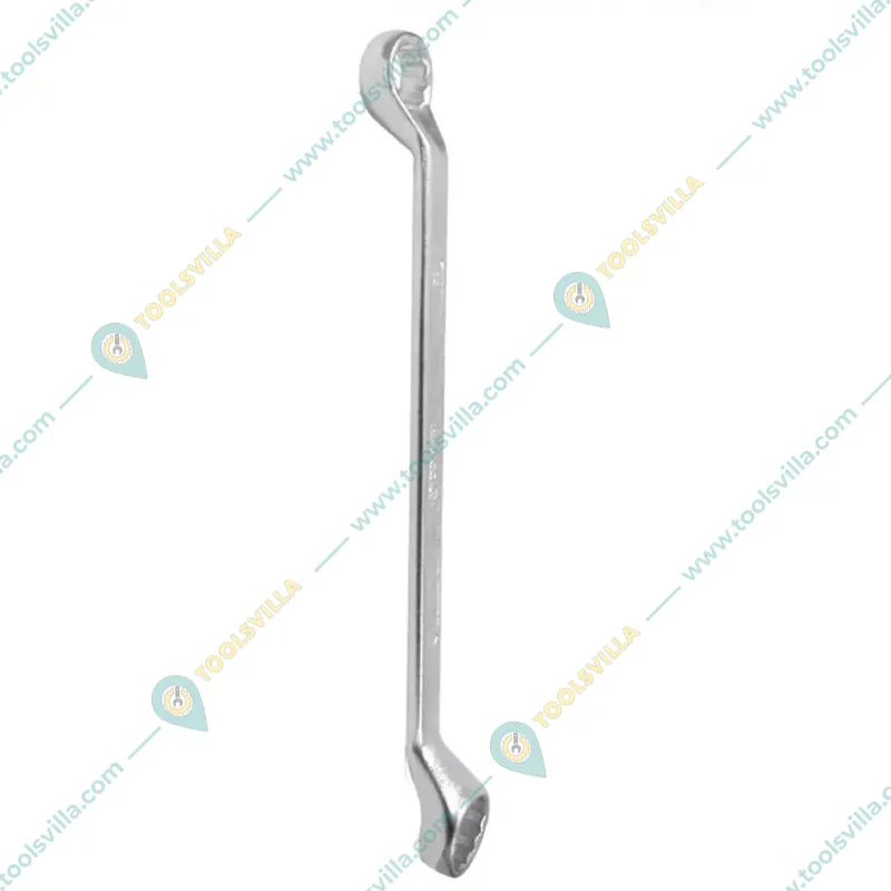 Hamco 10 Pcs 12mm X 13mm Shallow Offset Ring Spanner Set