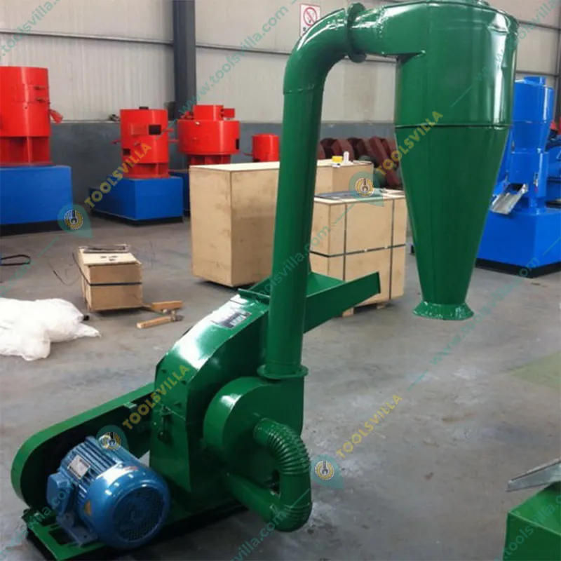 Commercial 5 HP Hammer Mill With Cyclone, Three Phase, 50 to 60 Kg/hr Capacity