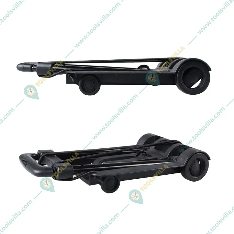 Premium Quality 25 Kg Load Capacity Foldable Luggage Hand Cart Trolley With Telescopic Rod