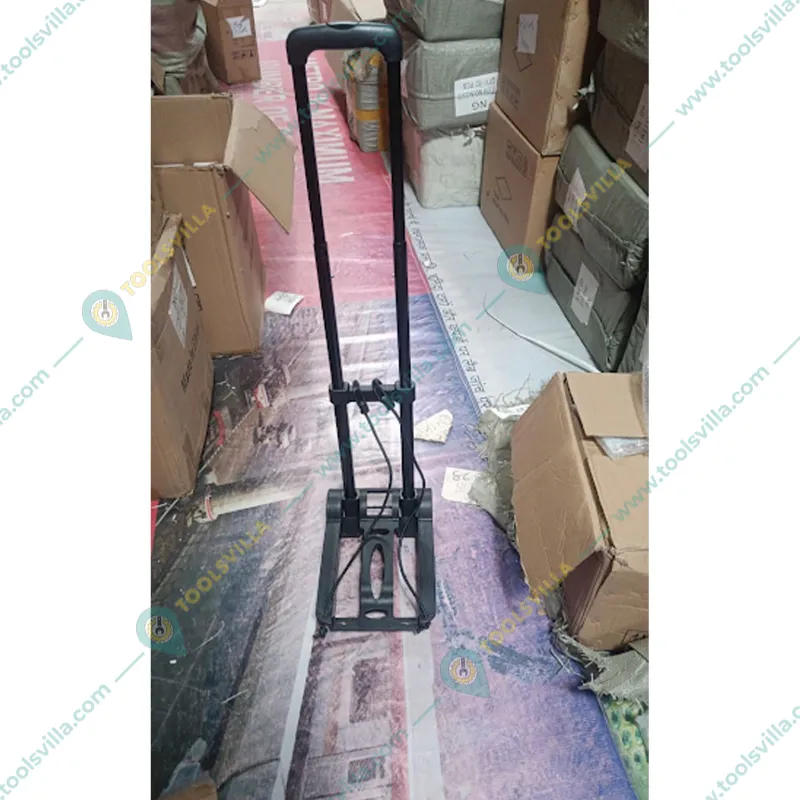 Premium Quality 25 Kg Load Capacity Foldable Luggage Hand Cart Trolley With Telescopic Rod