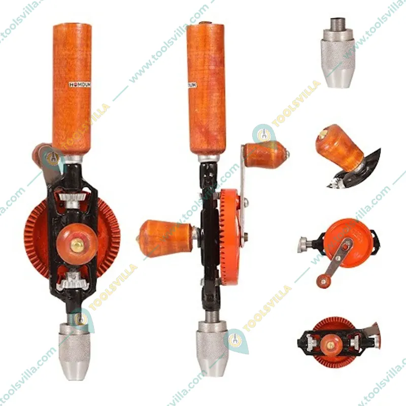 Hukums Hand Drill Machine & 13Pcs Drill Bit Set for Home Use