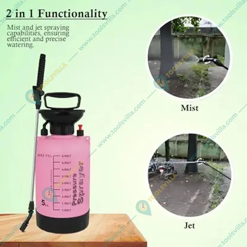 Oriley 5 L Hand Held Garden Sprayer Water Pressure Pump Suitable for Gardening 