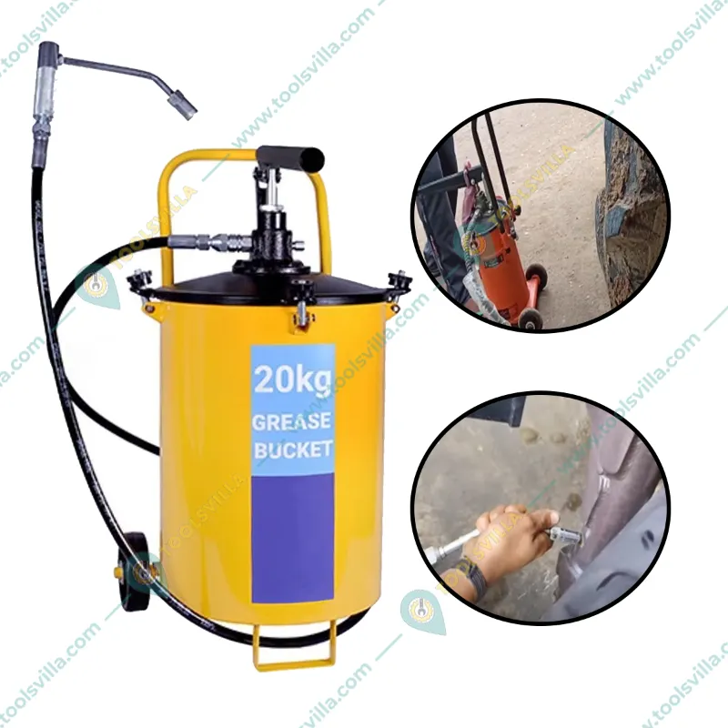 Heavy Duty 20 Kg Hand Operated Portable Grease Pump With Hose and Gun