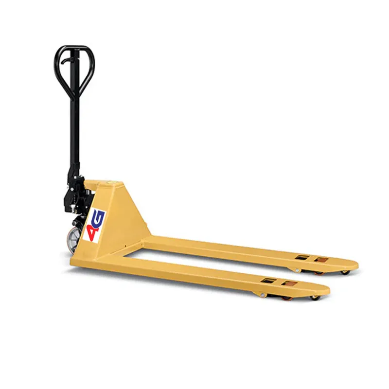 4G 2 Ton Hand Pallet Truck With 200 mm Maximum Lifting Height, Fork Size (L x B)- 1150 x 550 mm, Nylon Wheels