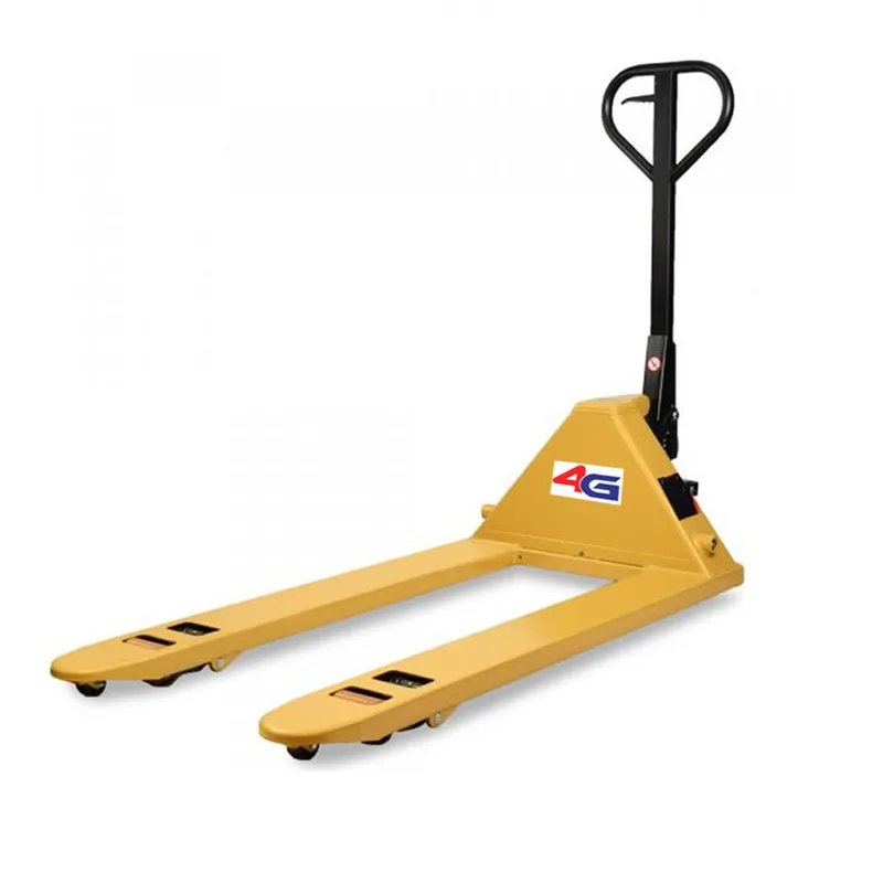 4G 3 Ton Hand Pallet Truck With 195 mm Maximum Lifting Height, Fork Size (L x B) - 1220 x 685 mm, Nylon Wheels