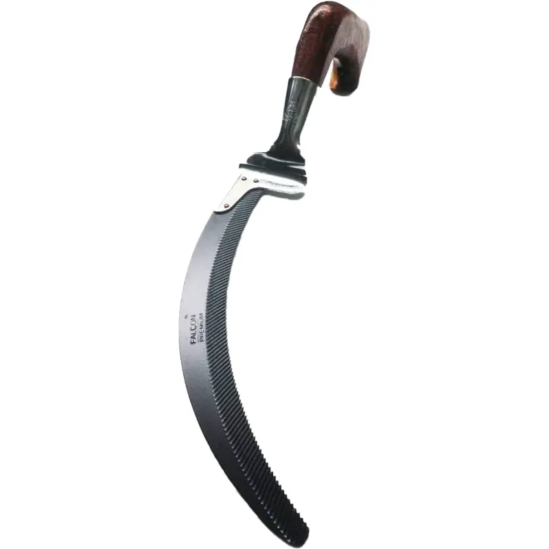 Falcon FTP-227 Hand-Powered Wooden Handle Crop Cutting Curved Saw 43 cm Durable Farming & Harvesting Tool