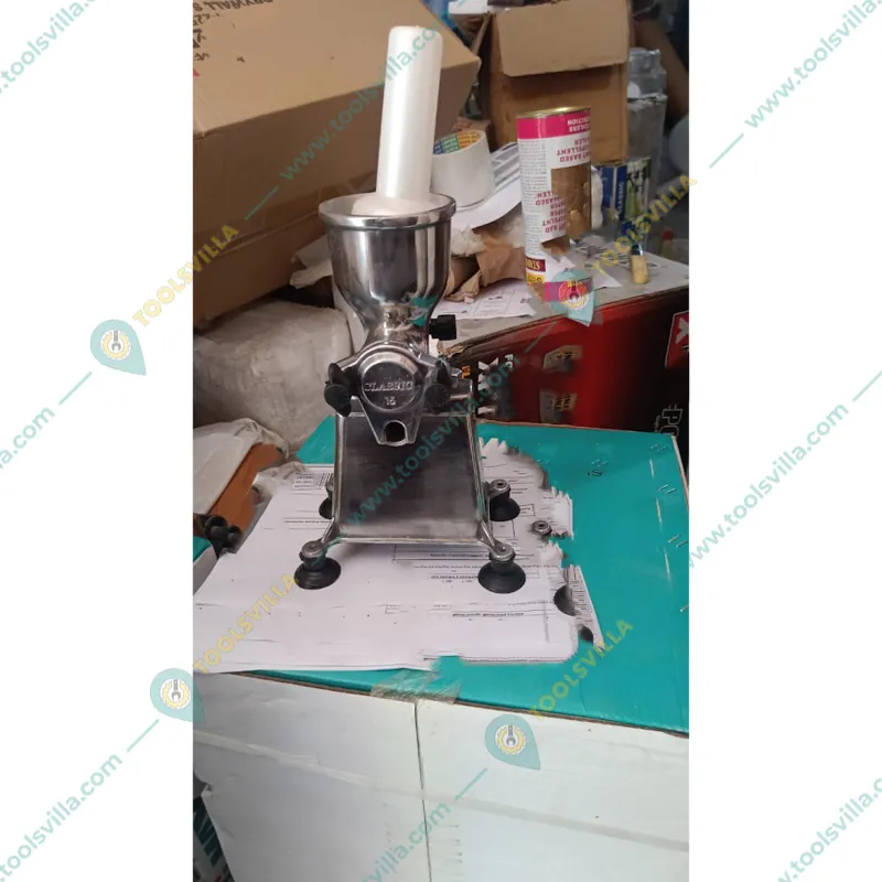 Heavy Duty Manual Pulpy Fruit Juicer (Orange,Mosambi) Machine No.15 With Rotating Handle, 3 inches Hopper Dia