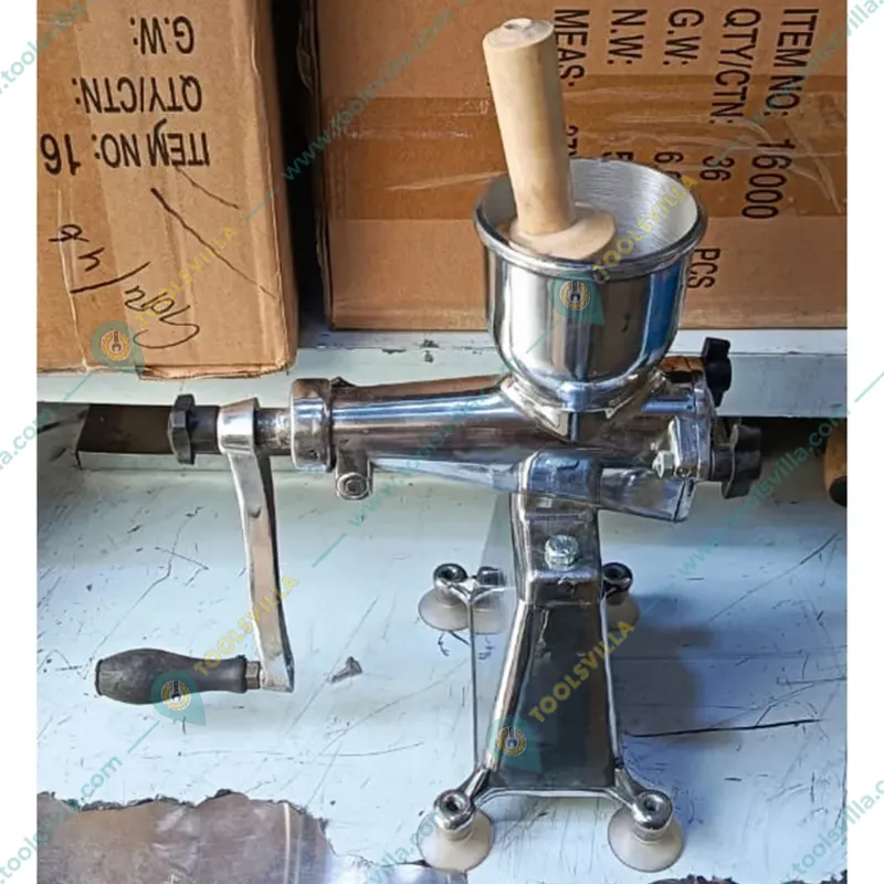Heavy Duty Manual Pulpy Fruit Juicer (Orange,Mosambi) Machine No.15 With Rotating Handle, 3 inches Hopper Dia