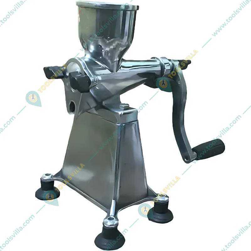 Heavy Duty Manual Pulpy Fruit Juicer (Orange,Mosambi) Machine No.15 With Rotating Handle, 3 inches Hopper Dia