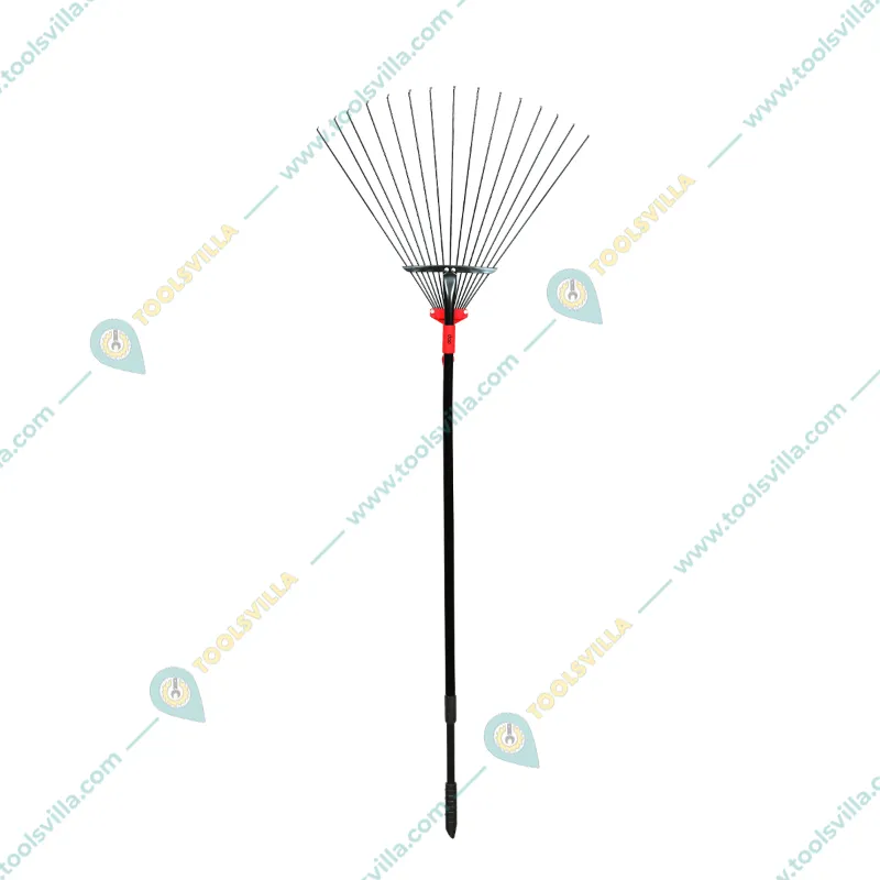 DAP Telescopic Metal Rake, (30-63 inch) Adjustable Handle Rake for Lawn, Garden Broom with Long Handle