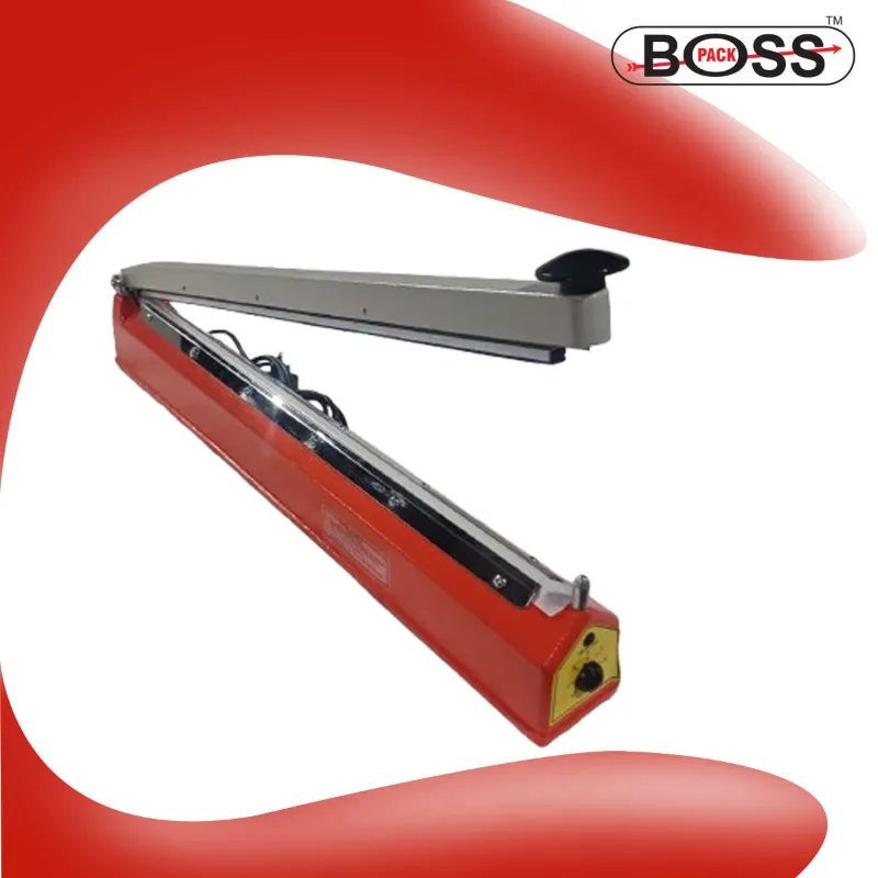 Boss Pack Impulse Type 24 inch Hand Sealer of 1.6 mm Sealing Width with 1 Year Warranty