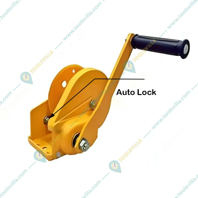 Crossbee 1200 lbs Load Capacity Manual Hand Winch With Automatic