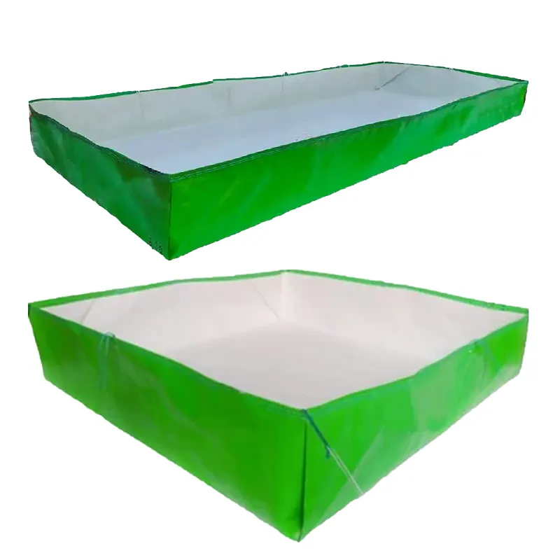 Shiv Biotech 450 GSM UV Treated Reusable Heat Stitched HDPE Azolla/Vermicompost Bag/Grow Bag(Size-2 x 2 x 0.5 feet,Quantity-1 piece)