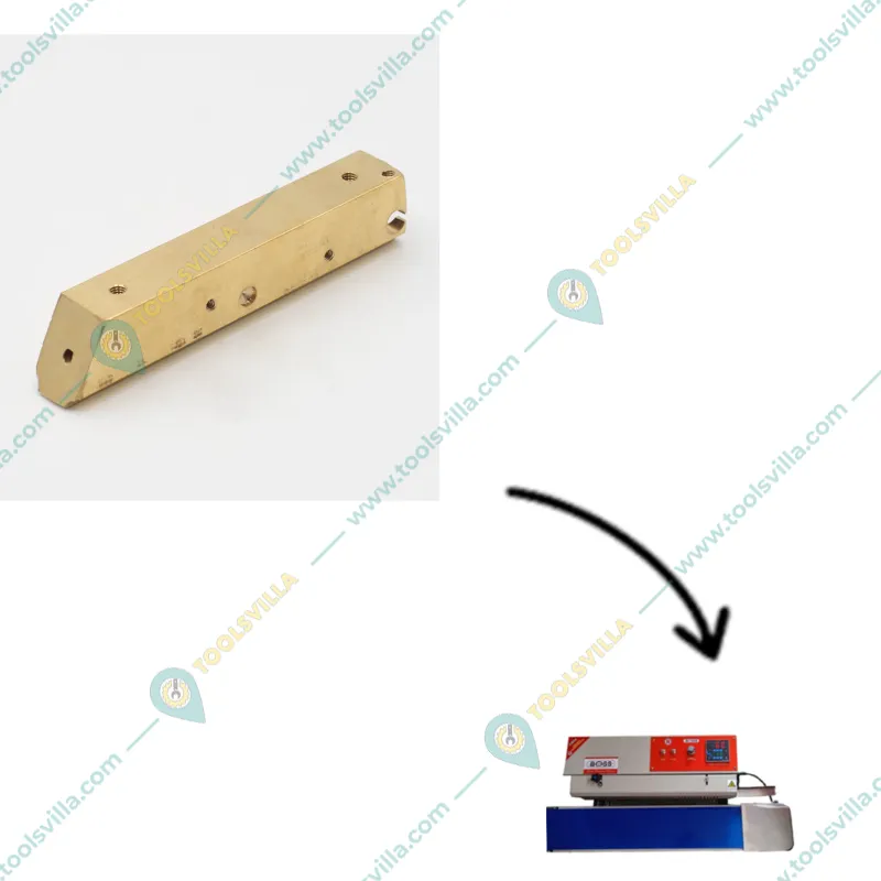 Boss Pack Heating Block for Band Sealer with Assembly Kit