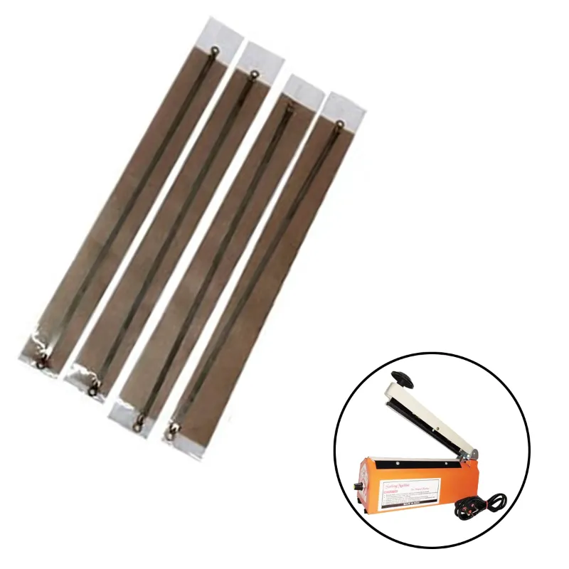 16 Inch, Elements with Teflon Cloths For Hand Held Heat Sealer (Pack of 4)