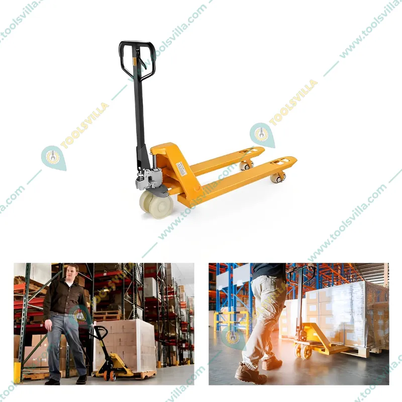 Globe 2.5 Ton Hand Pallet Truck With 198 mm Maximum Lifting Height, Fork Size (L x B) - 1220 x 685 mm ( 12 Months  Warranty )