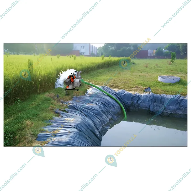 Heavy Duty 2-stroke 52-cc 2.2 HP 1 inch Petrol Water Pump | Suitable for Irrigation Purpose