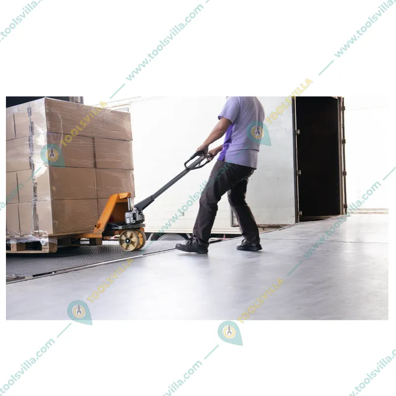 Globe 2.5 Ton Hand Pallet Truck With 198 mm Maximum Lifting Height, Fork Size (L x B) - 1220 x 685 mm ( 12 Months  Warranty )