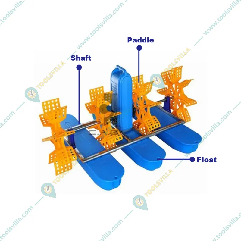 4 Paddle Wheel Aerator 2HP, Three Phase