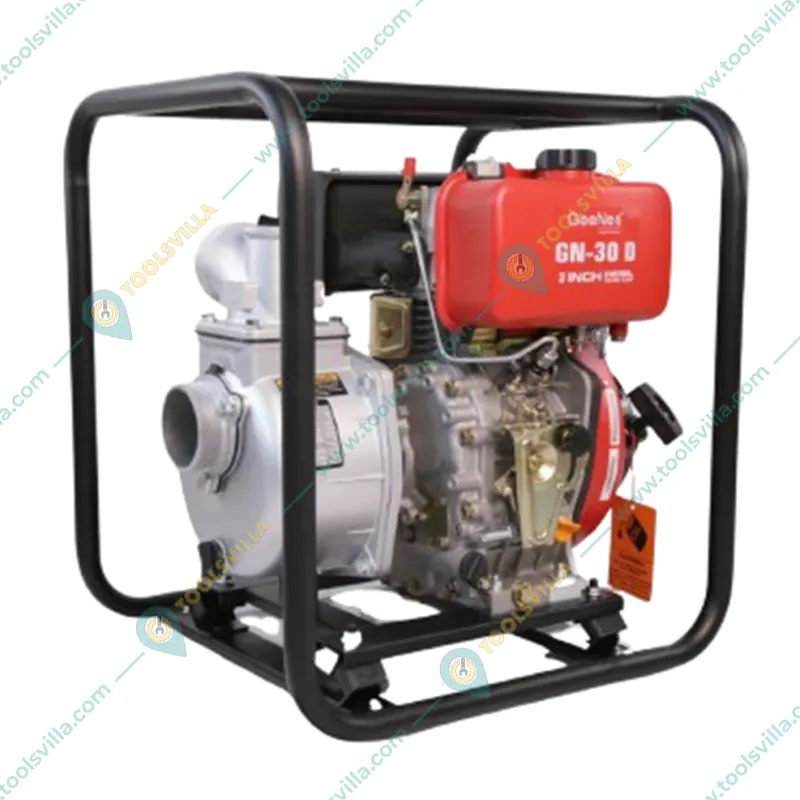 GeeNex GN-30D, 5 HP, 296-cc 3 inch Self Priming Recoil Start Diesel Water Pump | 6 Month Warranty