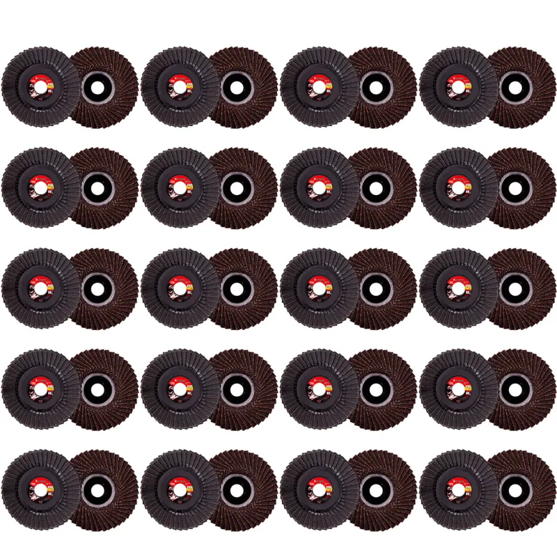 Xtra Power 4 Inch (100 mm) Flexible Flap Disc With 60 Grit (Pack of 20)