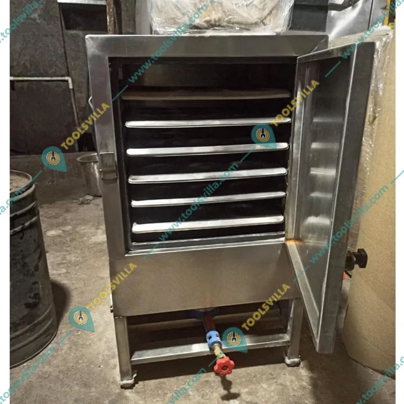 Commercial 6 Tray Stainless Steel Electric and Gas Operated Idli Steamer Machine 54 pcs, 3Kw