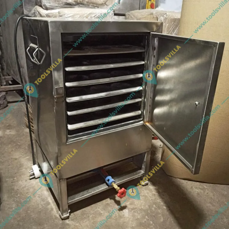 Commercial 6 Tray Stainless Steel Electric and Gas Operated Idli Steamer Machine 54 pcs, 3Kw