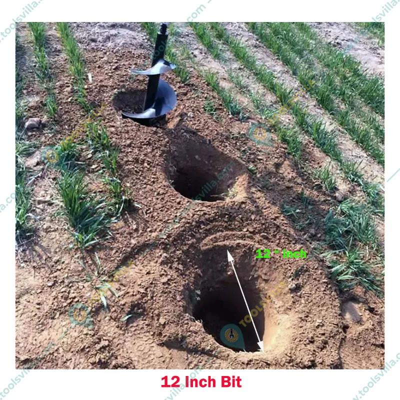 Heavy Duty 35-cc 4-Stroke with 304.8 mm (12 inch) Drill Bit For Earth Auger/ Post Hole Digger Machine
