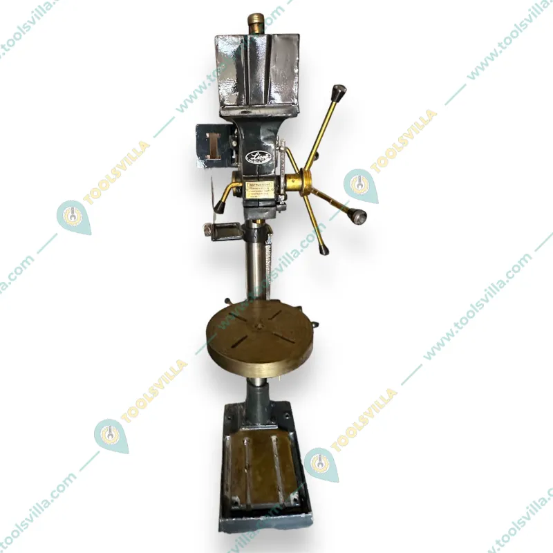 Heavy Duty 32 mm or 1-1/4 inch Vertical Bench or Stand Drill  Without Motor, (With Gear)