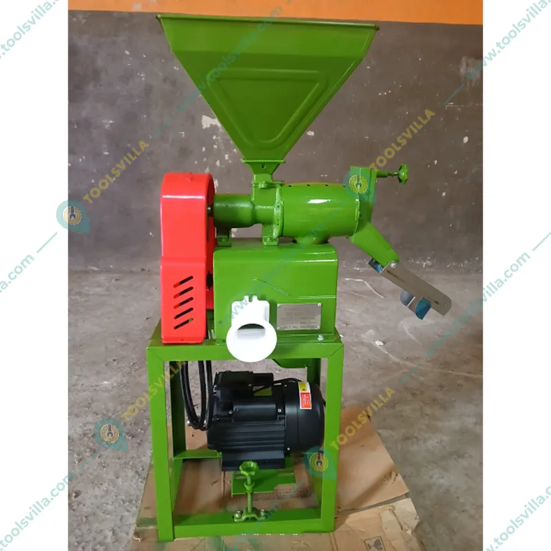 Heavy Duty 3 HP Household Rice Mill Machine, 200 Kg/hr Milling Capacity 