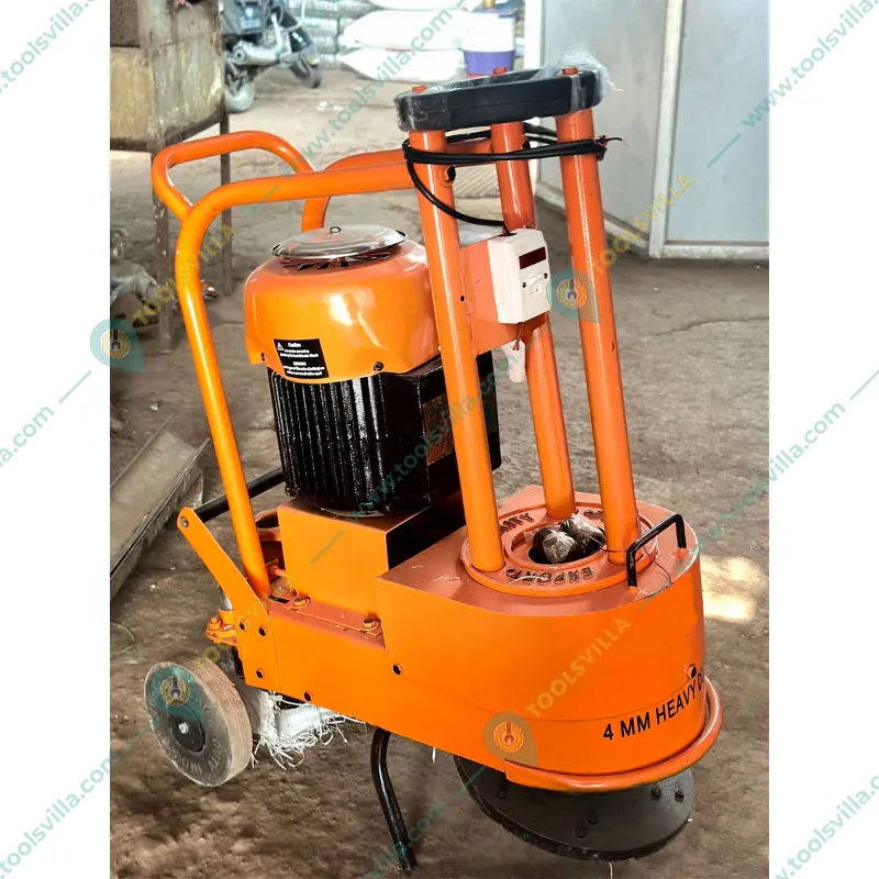 DIY Engineers 3 HP Motor, 4 Belt Floor Grinder and Polisher Machine with 1 Year Warranty