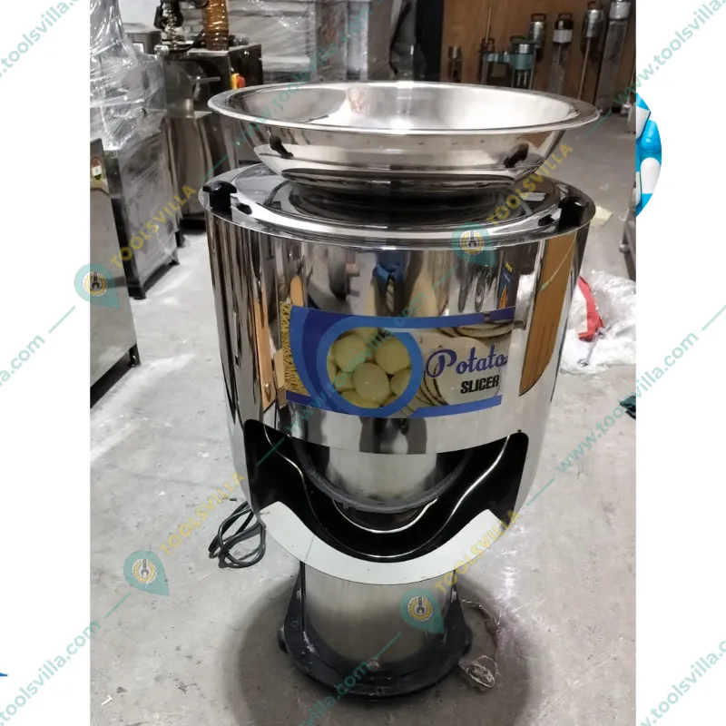Heavy Duty Commercial 200 kg Potato Slicer Machine with 0.5HP Motor, Stainless Steel Material