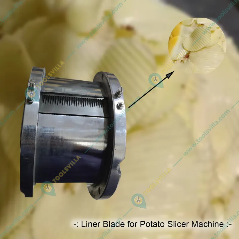 Heavy Duty Commercial 200 kg Potato Slicer Machine with 0.5HP Motor, Stainless Steel Material
