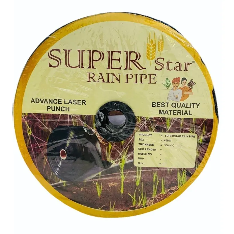 Super Star 40 mm, 300 feet Rain Pipe | Suitable for Irrigation Purposes