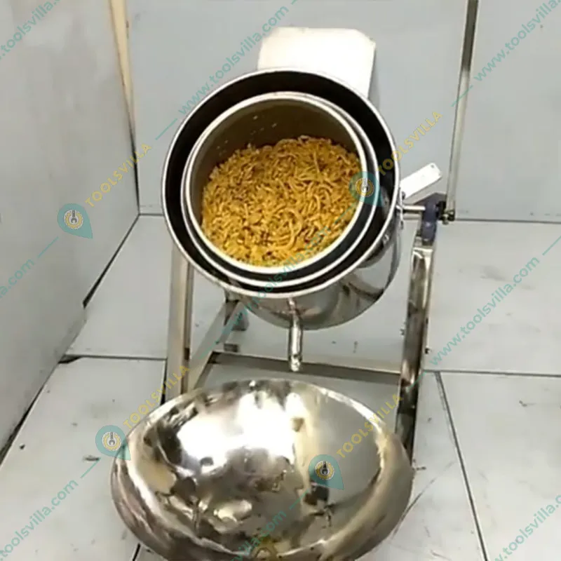 Heavy Duty 15 kg Stainless Steel Tilting Oil Dryer Machine, 1 HP Motor 