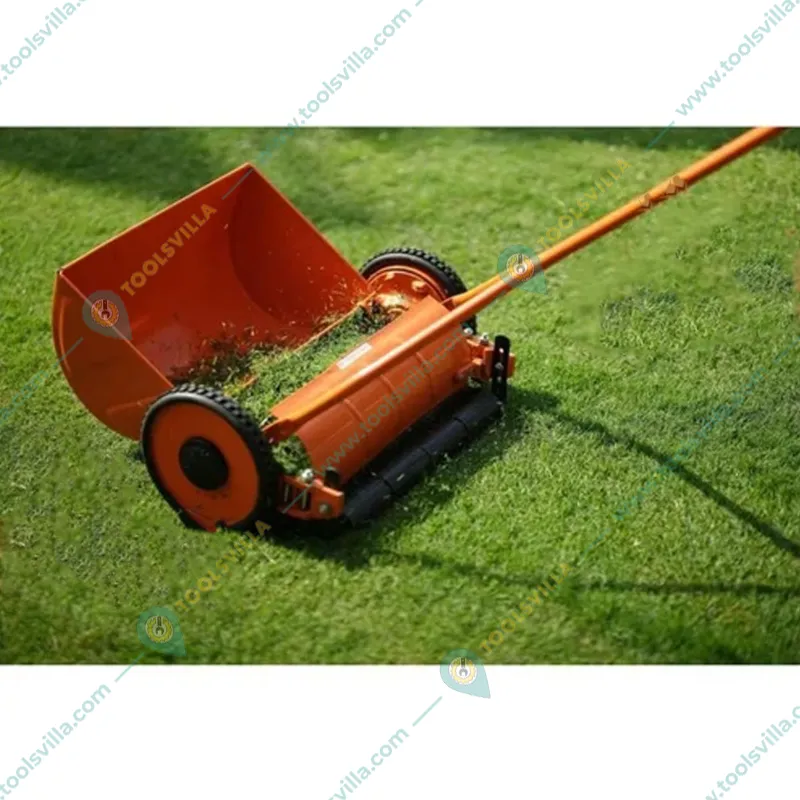 Heavy Duty 12 inch Cast Iron Super Wheel Push Mower for Cutting/Trimming Grass