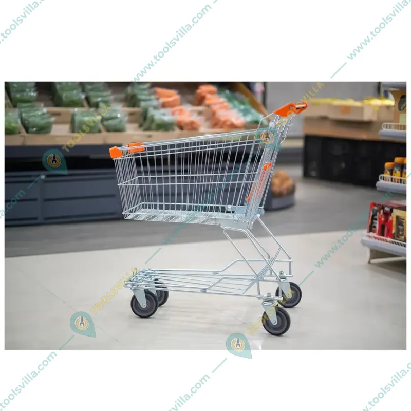Heavy Duty 60 L Capacity Asian Style Shopping Trolley (Pack Of 2)
