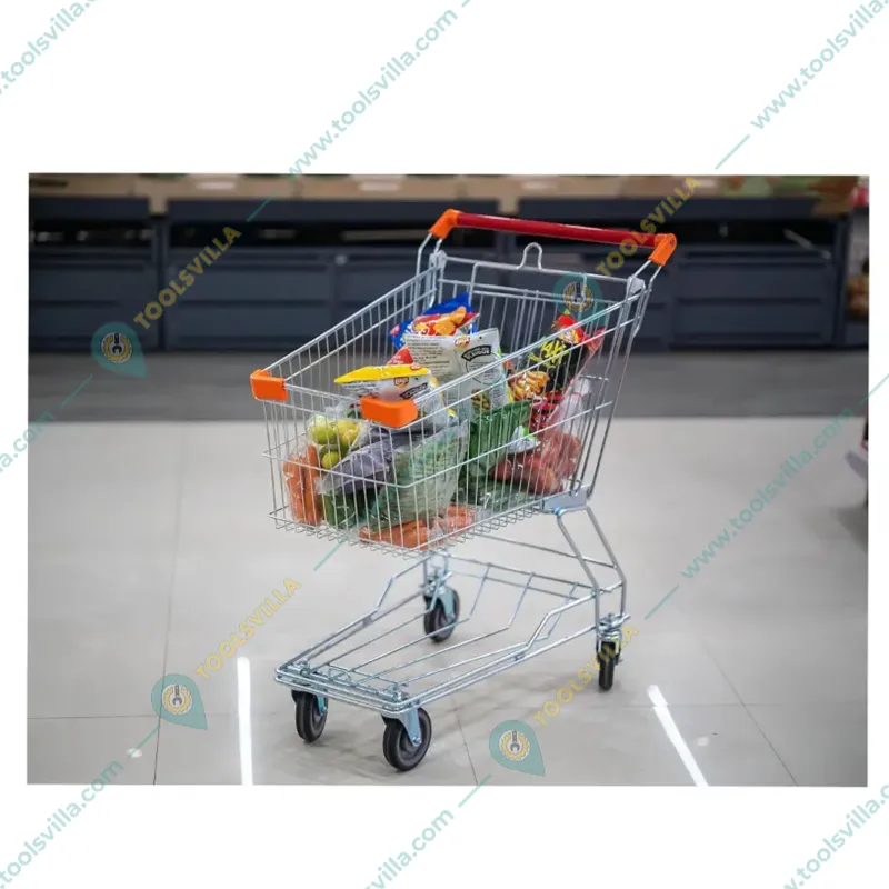 Heavy Duty 60 L Capacity Asian Style Shopping Trolley (Pack Of 2)